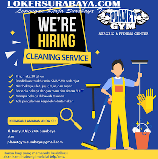 We Are Hiring Planet Gym Surabaya Terbaru Juni 2019