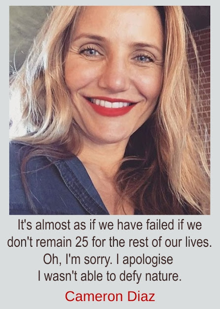 Cameron Diaz Quote on Staying Young