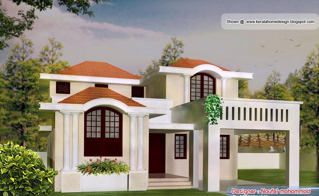 Home plan and elevation 1900 Sq  Ft  Kerala home design 