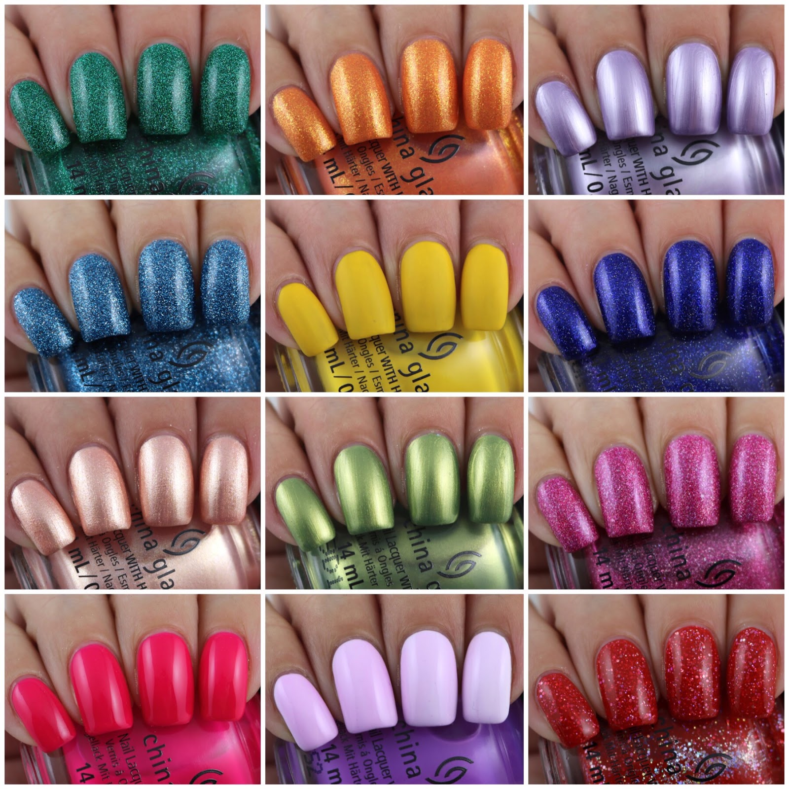 The Polished Hippy: China Glaze OMG Flashback Collection Swatches and Review