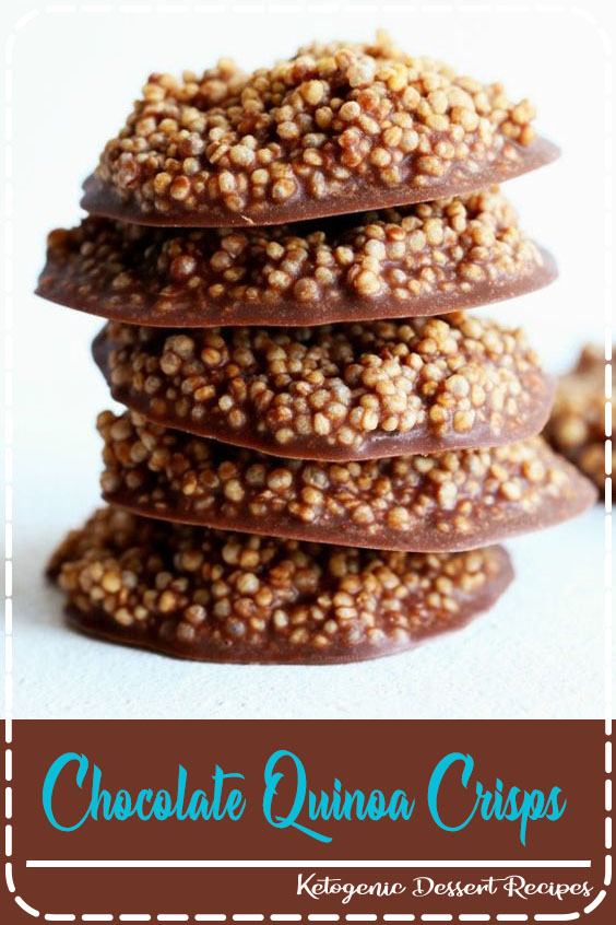 If you like chocolate crunch bars, these healthy Chocolate Quinoa Crisps will be your new best friend! They're vegan, no bake, and SO FUN to eat! #thetoastedpinenut #nobake #vegan #glutenfree #healthy #dessert