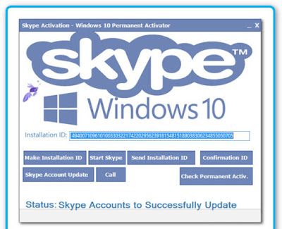 Windows 10 Permanent Activator V1.0 Beta​ Via Phone (Skype)