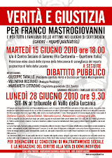 GIUSTIZIA PER FRANCO MASTROGIOVANNI!