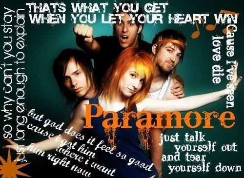 You know you're a Paramore fan when Your favorite quotes section on a 