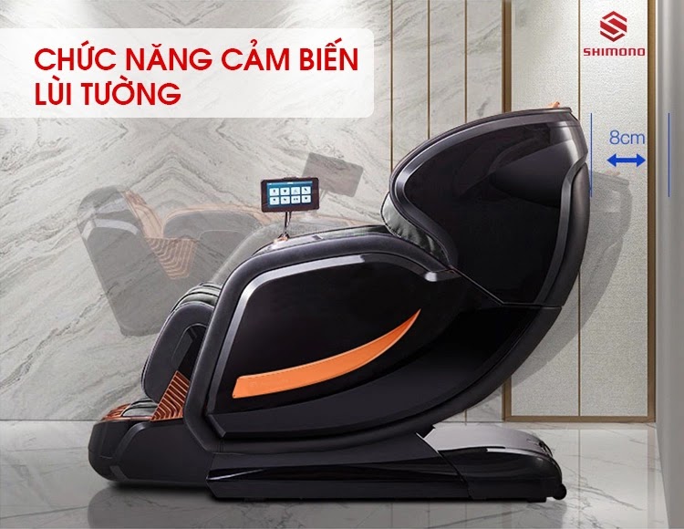 Ghế Massage Shimono Leon H-801 Black Golden