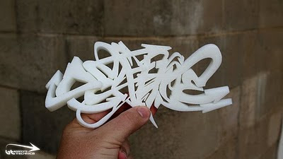 3D Graffiti Alphabet Cool Mini Prototype unique graffiti