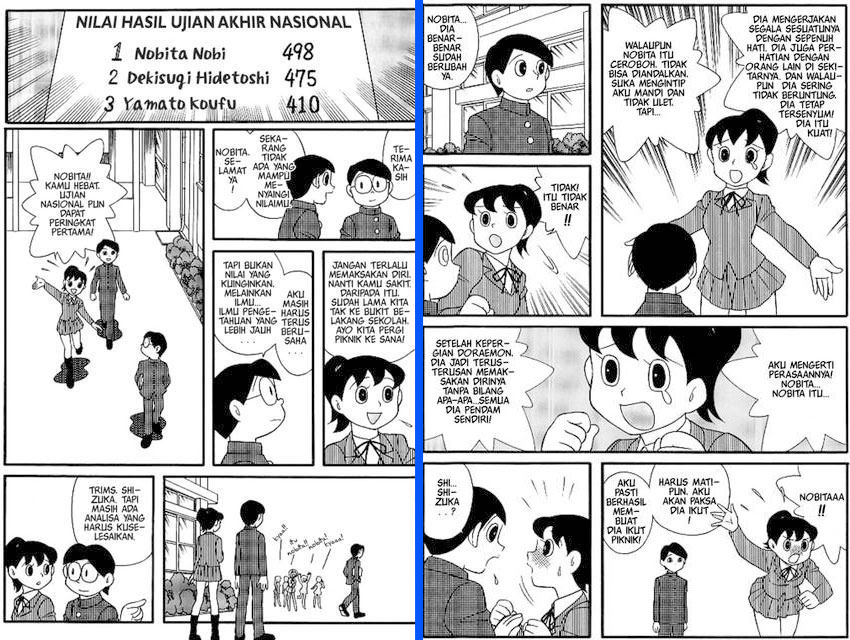 Cerpen Intip Cerita Komik Terakhir Doraemon 