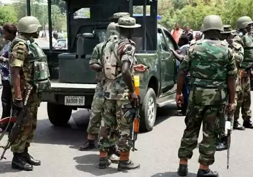 Army Arrest Two Men Transporting 15 Bags Of Marijuana To Lagos