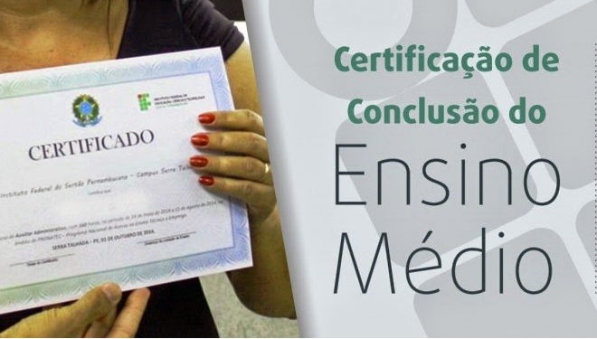 Estudantes podem solicitar certificação do Ensino Médio com resultado do ENEM