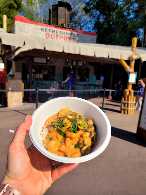 Peanut Stew at Outpost Disney Epcot menu