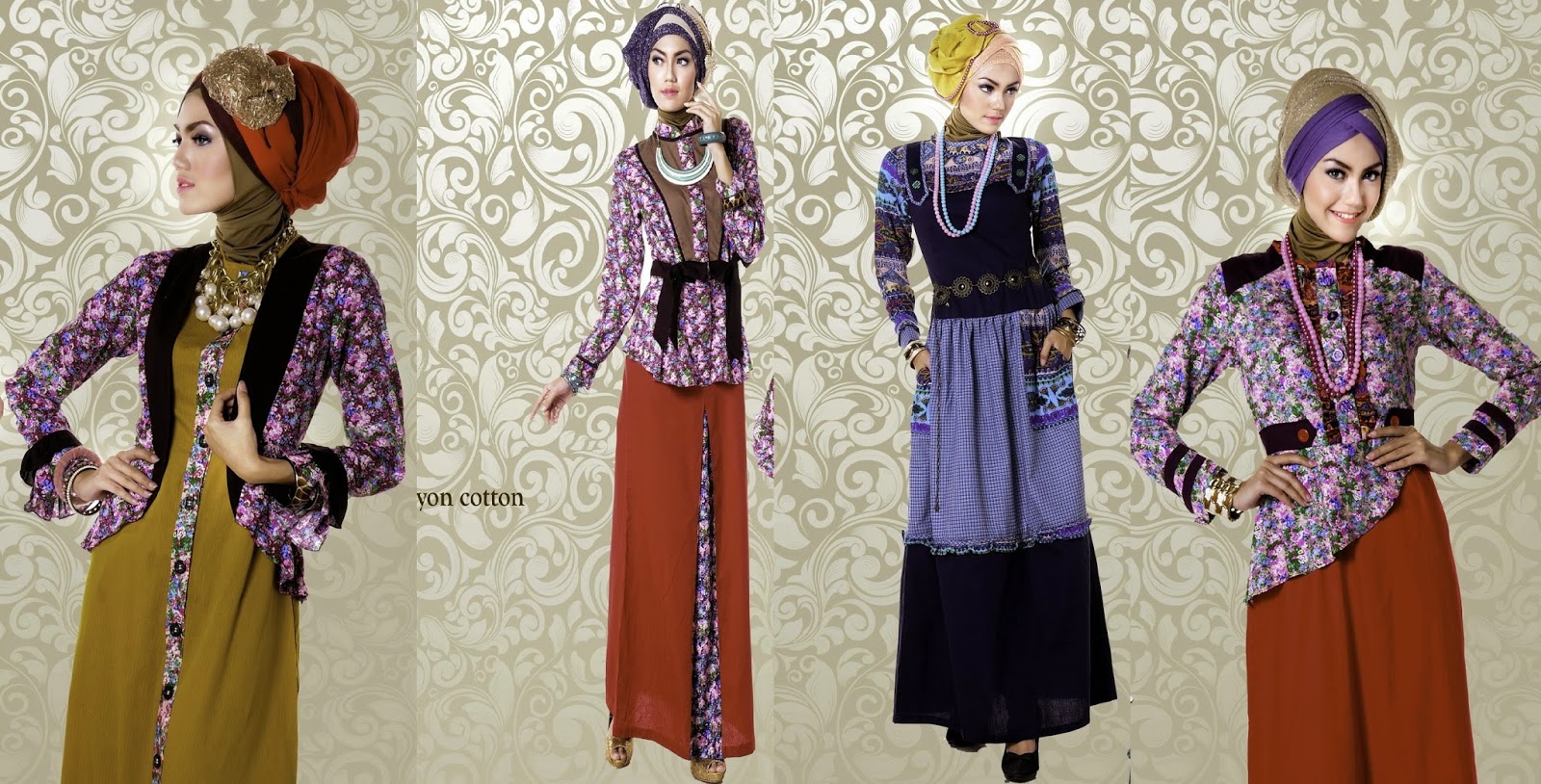 Model Busana Muslim Terbaru Baju Gamis Baju Kantor 