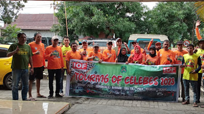 Tempuh 3.800 Km, IOF Sidrap Tuntaskan Touring of Celebes Overland Manado