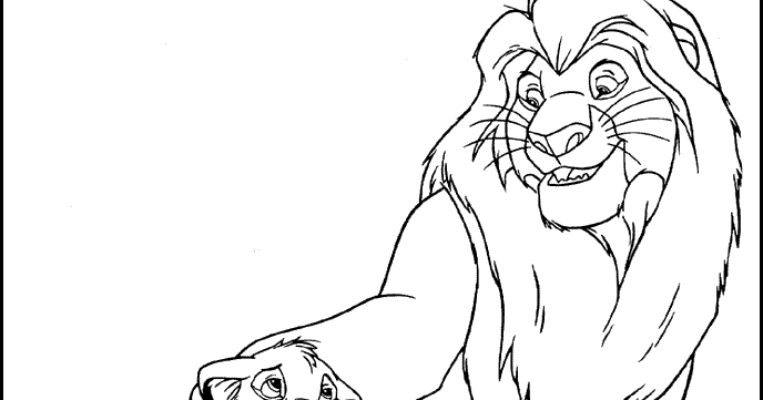 Lion picture to color
