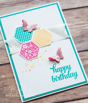 Birthday Butterflies Card with Six Sided Sampler Stamp Set from Stampin' Up! UK