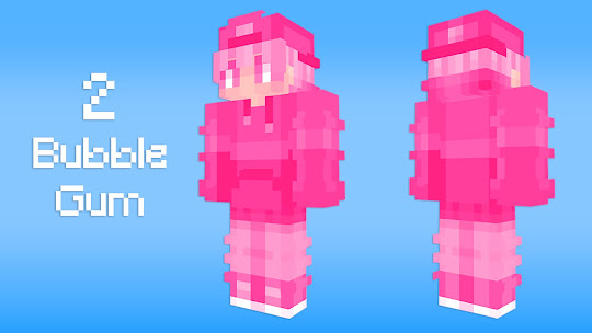 minecraft skins bubblegum boy