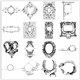 Baroque Frame Brushes1