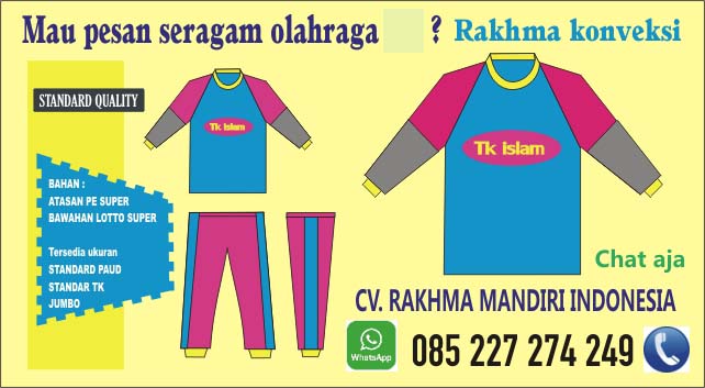  Desain  Baju  Olahraga  Anak  Tk