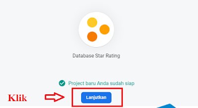 Melanjutkan Proses Pengaktifan Project