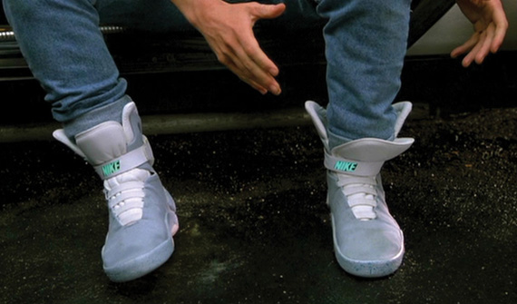 Marty McFly shoots forward into the future the year 2o15 to be exact to 