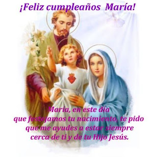 Resultado de imagen para mensaje natividad de la virgen maria