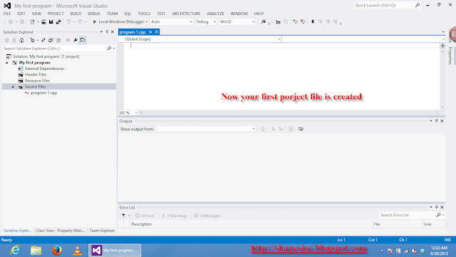 visual studio program