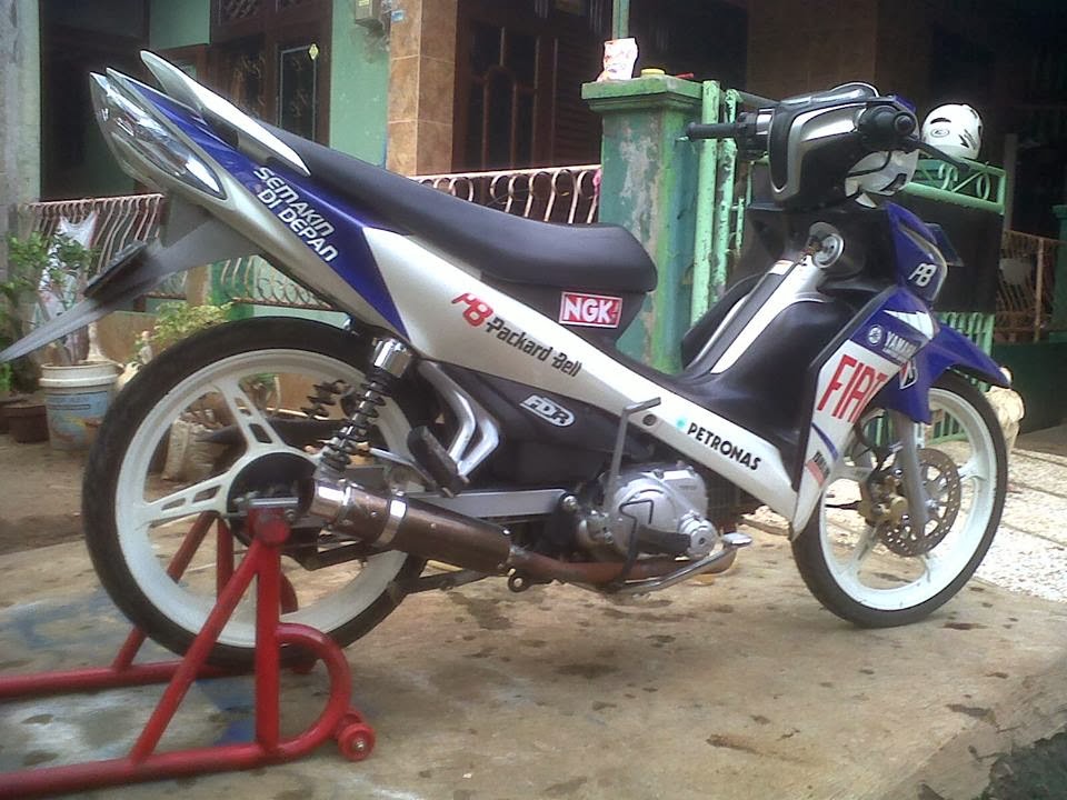 71 Gambar modifikasi motor jupiter mx standar sederhana 