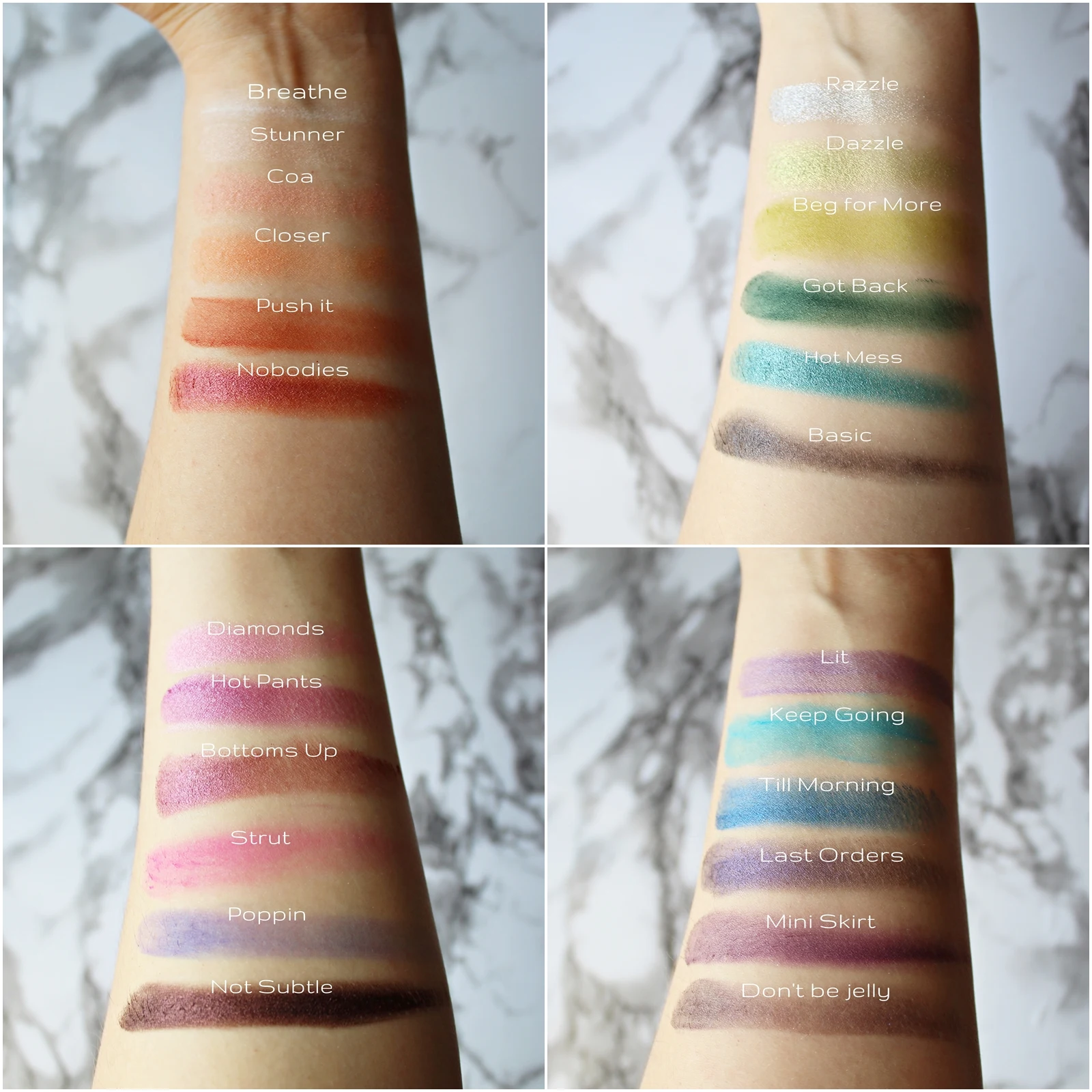 Paleta cieni MAKEUP REVOLUTION LIFE ON THE DANCE FLOOR - SPARKLES oraz wypiekany rozświetlacz I HEART MAKEUP BLEEDING HEART