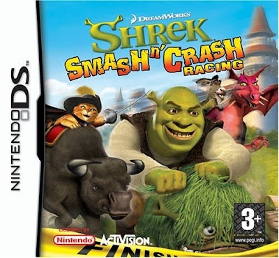 Shrek Smash N Crash Racing (Español) descarga ROM NDS