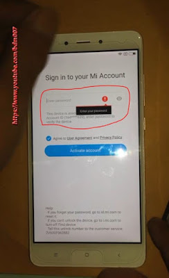 Xiaomi Redmi Note 4 Mi Account Remove.