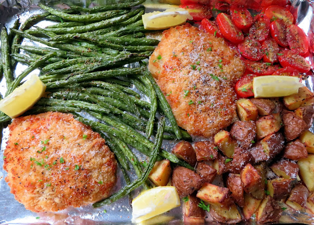 Crispy Sheet Pan Chicken Milanese