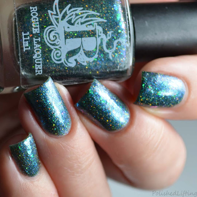 blue green color shifting nail polish