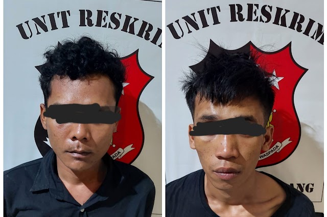 Dua Pelaku Pencurian Diamankan Polsek Cilograng Polres Lebak