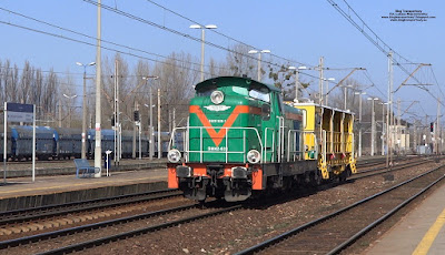 SM42-633, Industrial Division, Plasser & Theurer DGS 62 N (nr 9226 293-3), stacja Oświęcim