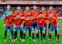 SELECCIÓN DE ESPAÑA. Temporada 2018-19. David De Gea, Sergio Ramos, Íñigo Martínez, Sergio Busquets, Dani Parejo y Álvaro Morata; Rodrigo, Dani Ceballos, Jesús Navas, Marco Asensio y Jordi Alba. SELECCIÓN DE ESPAÑA 2 SELECCIÓN DE NORUEGA 1. 23/03/2019. Copa de Europa de Selecciones Nacionales 2020, fase de clasificación, Grupo F, jornada 1. Valencia, España, estadio de Mestalla.