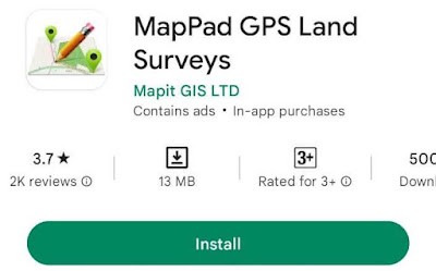 mappad gps land surveys