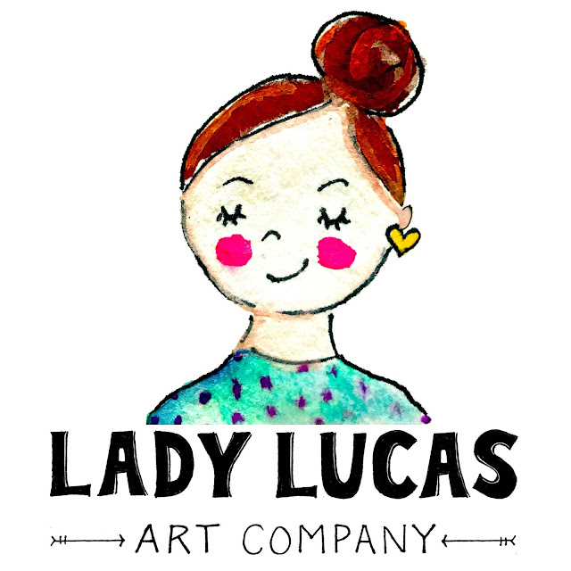 New Logo New Year for the Lady Lucas Art Company | Linzer Lane Blog