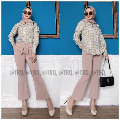 One set zara celana cutbray - Butik Busana Muslim Terbesar dan Terlengkap