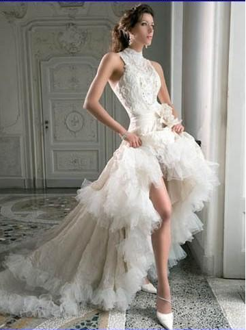 High low wedding dress