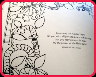 A Very Blessed Christmas Coloring Book  sample