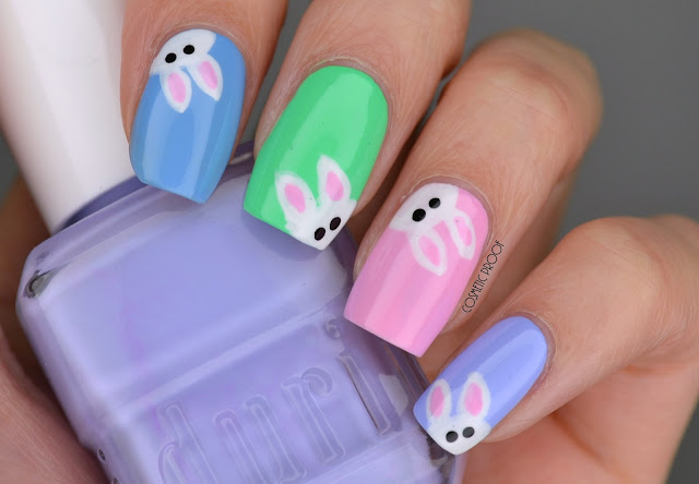 Easter Bunny Nail Art