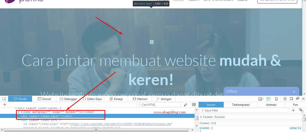 Cara Ambil Video Background Web Orang Lain