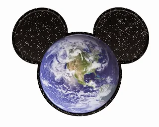 Imprimibles de la silueta de la cabeza de Mickey y Minnie.