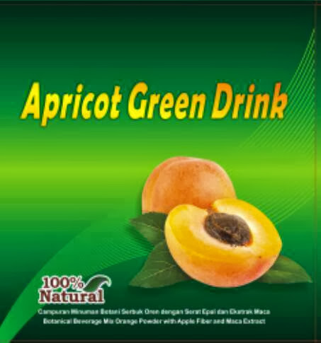 Kebaikan APRIKOT green drink, biji apricot, khasiat apricot, buah aprikot