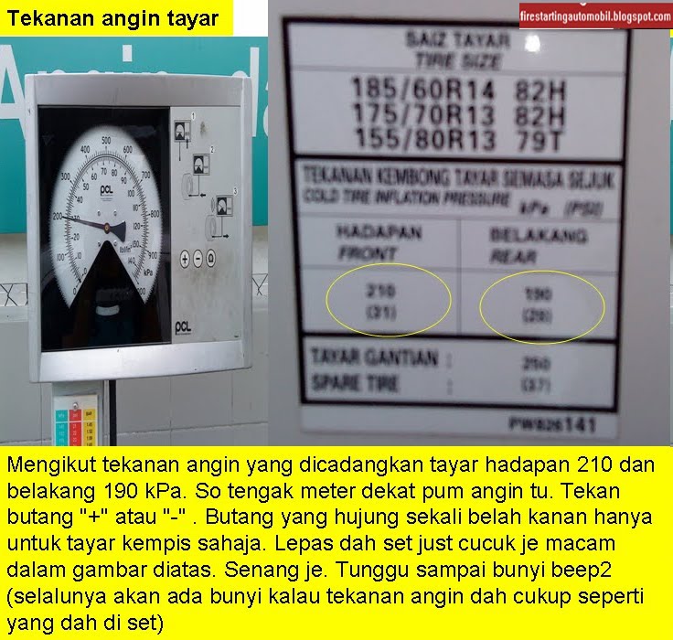 Fire Starting Automobil: Tip Servis & Pilih Tayar kereta