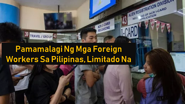 Isn't it awkward that foreigners ind job and given permits in the Philippines while hundreds of thousands o overseas Filipino workers are scattered everywhere in the world just to find  descent jobs to feed their families?`       Ads    The Philippine government now limits the length of stay of foreigners working in the country with special working permits, as it starts to enforce stricter rules of employment on foreign nationals.   This is part of the government's intensified campaign against illegal aliens working in the country.  The Department of Labor and Employment (DOLE) said special work permits for foreign workers are not anymore renewable.   “Under the current policy, ang issuance po ng special work permit ay one time na lamang po (the issuance of special work permits is just for one time), non-extendable, maximum of six months,” said Dominique Rubia-Tutay of DOLE's Bureau of Local Employment.  Tutay said the foreign worker also has to submit a list of his activities before a special work permit could be issued.  The labor department, together with other government agencies, signed on Thursday a Joint Memorandum Circular which would require foreigners intending to work in the Philippines to a more rigid and strict employment process.  Aside from limited special work permits, all foreign workers are now required to get a Tax Identification Number or TIN from the Bureau of Internal Revenue (BIR).   “Anybody working in the Philippines has to pay taxes, just as Filipinos who are working abroad pay taxes, it is a matter of following the law and fairness to our people,” said Finance Secretary Carlos Dominguez.  Dominguez said the government may be able to collect an estimated P2.5 billion in taxes every month from around 138,000 foreign workers in the country.  But before any business or establishment employs a foreign worker, it has to get a “Certification of No Objection” from DOLE.  Tutay said if there are objections in hiring the foreign worker, the position will undergo a labor market test.  Foreign workers will also have to get a “Certificate of No Derogatory Information” from the National Intelligence Coordinating Agency.   DOLE said this is to address President Rodrigo Duterte’s concern that a foreigner may be a threat to national security.  The foreign worker will also be subject to an inspection by the Immigration Bureau, the BIR and DOLE.  “Mas marami kami mahuhuli ngayon na illegal (Now we will be able to catch more illegal workers),” said Labor Secretary Silvestre Bello III.  Justice Secretary Menardo Guevarra said the joint memo comes at a time when reports of untaxed and unregistered foreign workers have been proliferating in the country.   “We expect that all foreign workers in our country would be clarified as to the rules and regulations,” Guevarra said.  “Any serious violation of these employment rules and regulations and of immigration rules will carry immediate deportation,” Guevarra said.  Ads      Sponsored Links    The BIR said this was borne out of the influx of workers in online gaming companies that mostly employ Chinese workers.    “BIR is running after this online gaming. We are having difficulty and challenges in these foreign workers,” said BIR Deputy Commissioner Arnel Guballa.    DOLE records show there are about 138,000 foreign nationals working in the country, of which 63,000 are working in more than 50 operators of online gaming sites. About 80 percent of this figure are Chinese nationals.