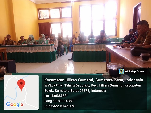Babinsa Wakili Danramil 10/Lembah Gumanti Hadiri Rapat Persiapan MTQ Nasional Tingkat Kecamatan. 