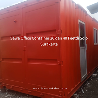 Sewa Office Container 20 dan 40 feet di solo surakarta