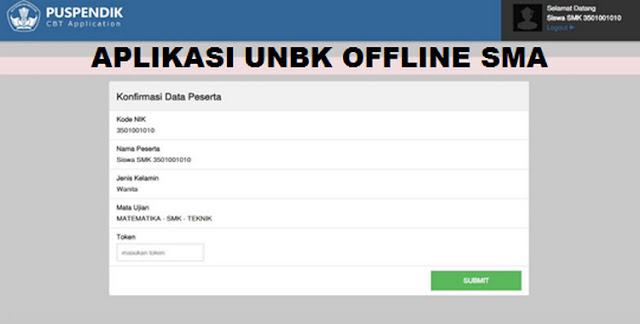 Aplikasi UNBK Offline untuk SMA