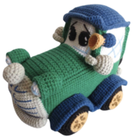 coche amigurumi patrón gratis