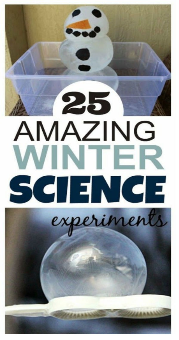 WINTER SCIENCE: 20+ experiments your kids will love!  #scienceforkids #scienceexperimentskids #winteractivitiesforkids #growingajeweledrose